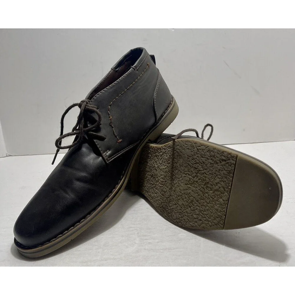 George Mens Chukka Boot Shoes US Size 10 Brown Memory Foam Insole